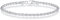 BRIJEWNES 925 Sterling Silver Clasp 2/2.5/3mm Gold | Silver Rope Chain Bracelets for Men Women Solid Diamond Cut Rope Chain Mens Bracelet Chain Bracelets for Men Jewelry Men Gifts, 7, Sterling Silver