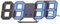 JAWSEU 3D LED Wanduhr, Digital 3D LED Wecker, Modern 12/24 Nachtlicht, Home Decor, Snooze No Noise, Büro, Küche, Schlafzimmer, Wohnzimmer