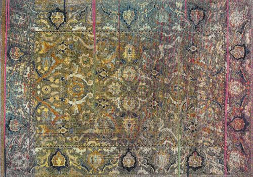 wash+dry Fußmatte, Mirage 140x200cm, innen, waschbar, randlos, bunt