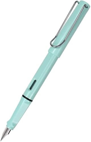 UNbit Füllfederhalter, luxuriöser Füllfederhalter for Grundschüler, speziell for Kalligraphie-Übungen, Füllfederhalter mit extra feiner Spitze, 0,38 mm Edelstahlspitze, schöne Füllfederhalter (Color