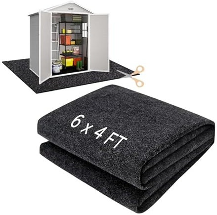 Tapis de sol imperméable antidérapant réutilisable pour abri de jardin, abri de jardin, cuisine, garage de l'usure (130 x 190 cm)