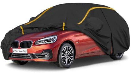 Bâche Voiture pour BMW 2 Series F45 Active Tourer(2018-2021),Housse de Voiture Exterieur Respirante et Étanche Bâche Voiture Protection Anti-UV Anti-Neige Anti-poussière Anti-Pluie Anti-Soleil