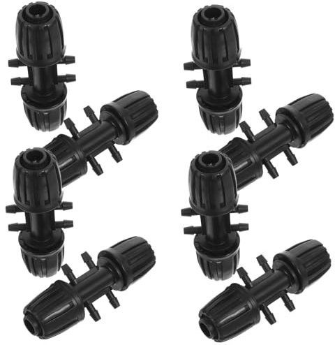 SUPVOX Kit de 8 Conectores de Púas para Riego por Goteo Accesorios de Manguera de Riego por Goteo de Conexión Rápida para de Riego Accesorios de de Riego Conectores de Plástico Resistentes