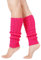 GoGou Thermal Rose Leg Warmers for Women - Chunky Cable Knitted, Stylish Accessories for 80's Fancy Party, Ballet, Skating, Ice Dancing