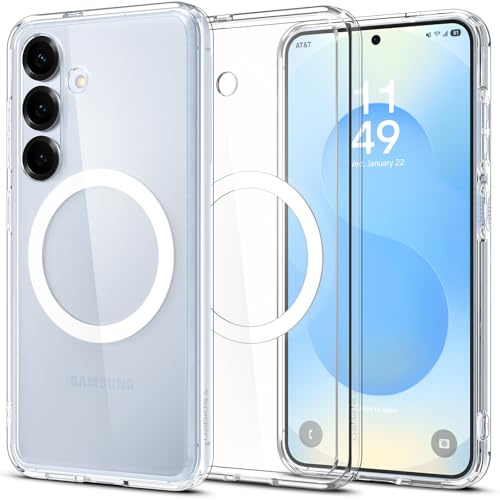 Spigen Ultra Hybrid MagFit Case for Samsung Galaxy S25 - White