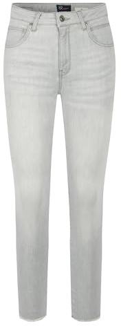 Raffaello Rossi Highwaist Jeans Amal 7/8 in Highstretch Denim, Farbe:grau, Größe:44