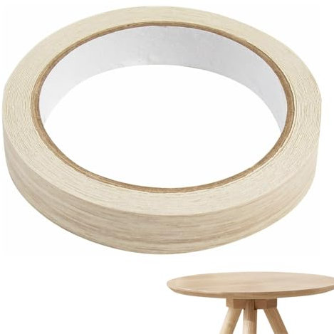 Wood Veneer Edging Strip, 20 mm x 10 m PVC Edge Banding Self-Adhesive Furniture Edging Tape for Cabinet Repair Furniture Restoration DIY Furniture Edge