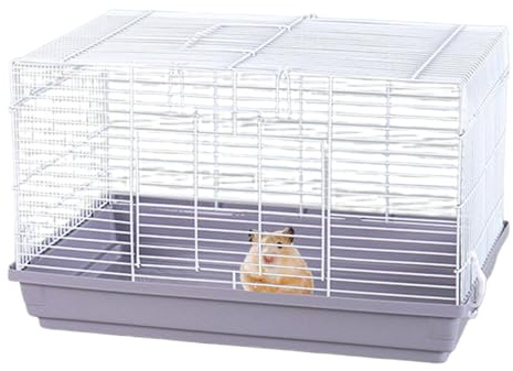 Weqizuerqi 47x30x30 cm Hamsterkäfig Hamster Cage Meerschweinchenkäfig Chinchilla Käfig Nagerkäfig Mit ABS Chassis Kleines Haustierzubehör Für Drinnen Und Draußen