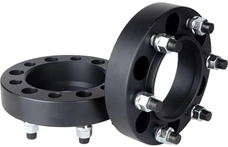 Spurverbreiterungen Kompatibel Mit Benz Für Maxus Für Sprinter 2 Stück M12 X 1,5 25/30/35/40/45 Mm Auto-Rad-Distanzstücke Adapter, 6 Ösen(45mm)