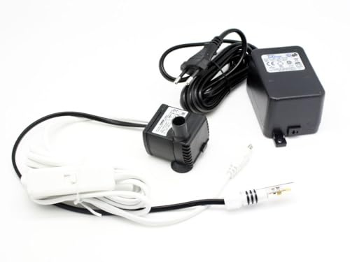 Eden Pumpe 104L mit Licht und 3-Wege-Schalter – 0,45 m Förderhöhe (mit 12V Trafo für Netzanschluss)