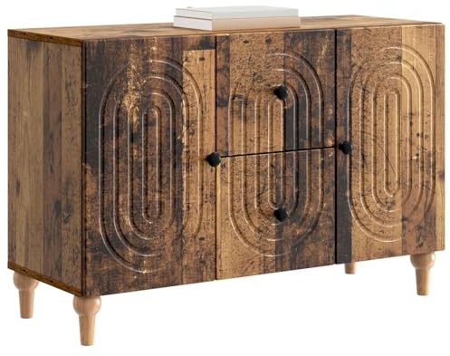 vidaXL TV-Schränk Altholz 89 x 34,5 x 60 cm Holzwerkstoff, Wohnzimmer, moderner Sideboard, rechteckige Aufbewahrung, vielseitiger Mediamöbel, praktischer Konsole