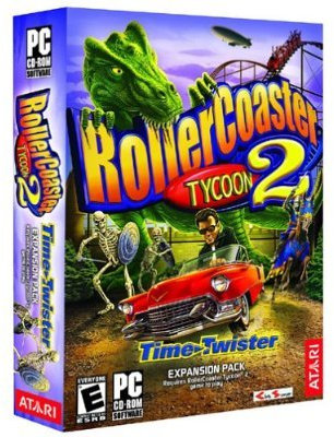 Atari - RollerCoaster Tycoon 2: Time Twister Erweiterungspack - Brettspiel - Freizeitpark - Ab 60 Jahren - Deutsch