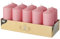 10 Stumpenkerzen Ø 40 mm · 90 mm altrosa