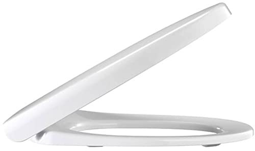 Pressalit 300plus WC-Sitz weiß mit Absenkautomatik für Keramag Icon und 4U Scharnierabstand 155 mm