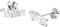 PETITE MARIE Wien Ohrringe Ohrstecker Silber 925 Damen - Motiv: Wien silber matt - Ohrringe Silber 925 Wien Souvenir, Wien Geschenke