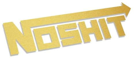 Decus NOSHIT NOS XL 0108 (Gold metallic) // Sticker OEM JDM Style Aufkleber