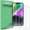AOKUMA Protector de Pantalla para iphone 16E/iPhone 14, [2 Unidades] Cristal Templado para iphone 16E/iPhone 14 Fácil Instalación, Vidrio templado 9H,Protector de Pantalla HD,Anti-Arañazos