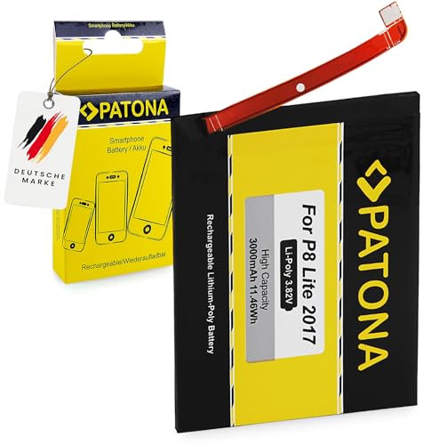 PATONA Batteria HB366481ECW Compatibile con Huawei P8 Lite 2017, P9, P9 Lite, P10 Lite, P20 Lite