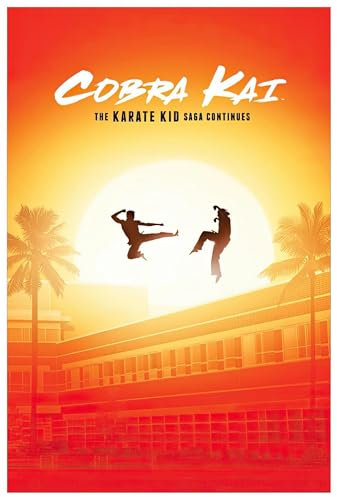 1art1 Cobra Kai Poster The Saga Continues Plakat | Bild 91x61 cm