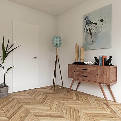 Porte Italiane, Porta Bianca Filo Muro Easy Wall Moderna, con Serratura Magnetica, Installazione Semplice su Muratura o Cartongesso, 60x210 cm, Apertura Sinistra a Spingere e Destra a Tirare