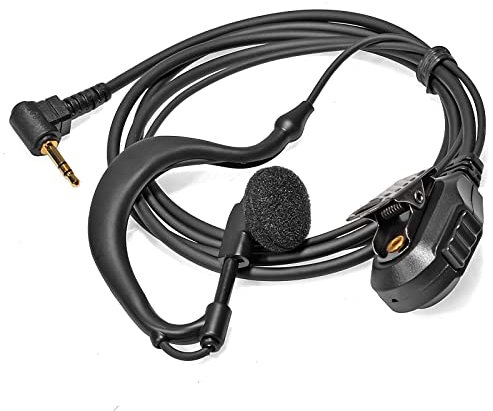 HYSHIKRA Auricular Walkie Talkie de 1 Pin de 2,5 mm en Forma de G Compatible con Motorola TLKR T60 T61 T62 T81 T80 T82 Extreme Hunter HYT TC-320 Radio (1 Pieza)
