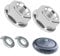 Fututech Front Wheel Spacer Screw and Spacer for Xiaomi M365 1S Pro Pro2 Nut Motor Nut for Segway Ninebot Max G30 Replacement Part Electric Scooter Accessory