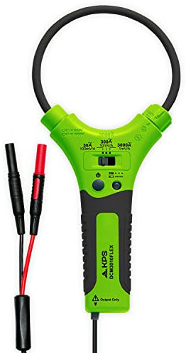 KPS-DCM3010FLEX Pinza Flessibile Accessorio per Pinza Amperometrica e Multimetro per la misurazione della corrente AC fino a 3000A Bobina 25 cm.