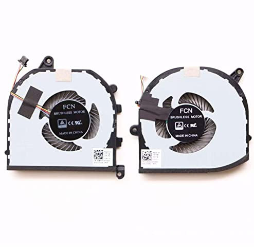 Fleshy Leaf NEW CPU+GPU Cooling Fan Replacement for Dell XPS 15 9570 Precision 5520 5530 Series 008YY9 0TK9J1 TK9J1 08YY9