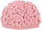Unisex Handgefertigte Strickmütze Gehirn Beanie Cap Kreative Neuheit Halloween Hut Rosa, Unisex Kreative Handgemachte Strickmütze Gehirnmütze, Einzigartige Denkmütze Halloween Hut Rosa, Rose