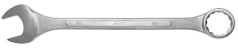 MJW 60 mm Ringmaulschlüssel aus Chrom-Vanadium-Stahl, DIN 3113, mit 12-kant Profil und Satin-Finish, für anspruchsvolle Werkstattarbeiten