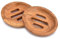 EDHAS Acacia Wood Soap Case Set of 2, Soap Case Holder for Bathroom Essentials Wood Round Hollow Soap Dish (12.7cm x 12.7cm x 1.90cm)