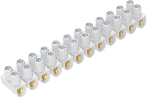 Regleta conexion 12 bornes 35mm² 125A 450VSOLERA RE35/10B Blanco