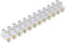 Regleta conexion 12 bornes 35mm² 125A 450VSOLERA RE35/10B Blanco