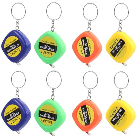 Uonlytech 20St Maßband Schlüsselanhänger weiches Maßband Mini-Schlüsselanhänger Werkzeug-Schlüsselanhänger messen Maßband für Spielzeug Mini-Ma?band für Geldb?rse Messgerät Maßband Anhänger
