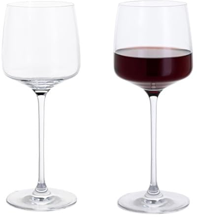 Dartington Crystal Elevate Wine Glass, Set of 2 | Elevate Wine Glass | 230mm | 47cl | Their Modern, Sophisticated Design Will be Sure to Wow Your Guests and add Refinement to Your Table| Gift