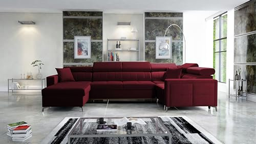 IM SOFA Komfortable Wohnlandschaft XXL SID V MINI Links/rechts Farbe wählbar TOP Qualität