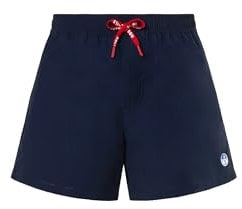 North Sails Maillot de bain en polyester 100% recyclé pour homme, Bleu marine, XXL
