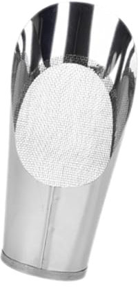 Baoblaze Pelle à sol pour bonsaï, pelle à main de jardin avec tamis, seau en maille, pelle pour engrais, 17cmx8cm