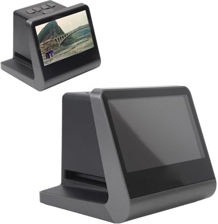Digitaler Filmscanner, 16 MP 5-Zoll-LCD-Bildschirm, Konvertiert 35 Mm 126 110 Super 8 Mm, Schwarz-Weiß-Negative, 16 GB Speicher, kompatibel, für die Digitalisierung von Filmen