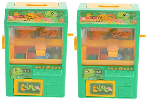 2 Sätze Mini-klauen-klauenmaschine Babyspielzeug Partyklauen-Spielzeug Mini-greifmaschine Lustiges Kinderspielzeug Kinder Bevorzugen Spielzeug Kinder Mini-Spielzeug Plastik VICASKY