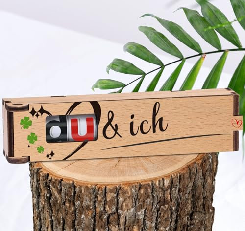 TUZELIYA Geschenk für Frauen - Du & ich - Duplo Geschenkbox - Valentinstagsgeschenke für Freundin, Frauen - Geschenkideen für Lieblingsmensch - OHNE Duplo