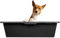 40L Dog Bath/Tub Kit – Pre-Drilled Plastic Tub with Drain Valve & Tap Connector, Quick Hose Click-Lock, Easy Clean, Portable Pet Washing Station