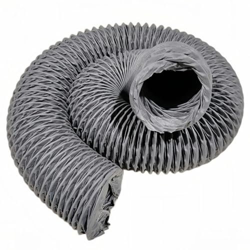 Flexibles Nylon-Lüftungsschlauch-Set für Gewächshäuser, Badezimmer und Trockenräume, robustes Lüftungsschlauch-Set mit Klemmen, Durchmesser 300 mm, Länge 2 m