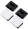 Mabor 4Pcs Radio Microphone Hanger with Adhesive Back, CB Mic Holder Mount, Black Metal Car Mic Hanger, Universal Radio Clip Holder for Cars Offices Home 36 x 30 x 9 mm