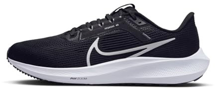 NIKE Air Zoom Pegasus 40 Men's Trainers DV3853 (Black/White/Iron Grey 001) UK 10.5 (EU 45.5)