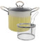 POPETPOP 1 Set Di Friggitrice In Acciaio Inox -Olio Multifunzionale Scolapiatti Pentola Per Zuppa Pentola Per Friggere Padella Con Coperchio Utensili Da Cucina Per
