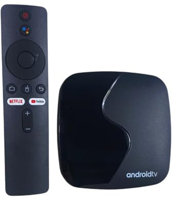 TV Smart Box Android, UHD Box Mini, 8K WiFi, Media Player 3D Quad Core, 8 Gb Ram 64 Gb Rom con Telecomando