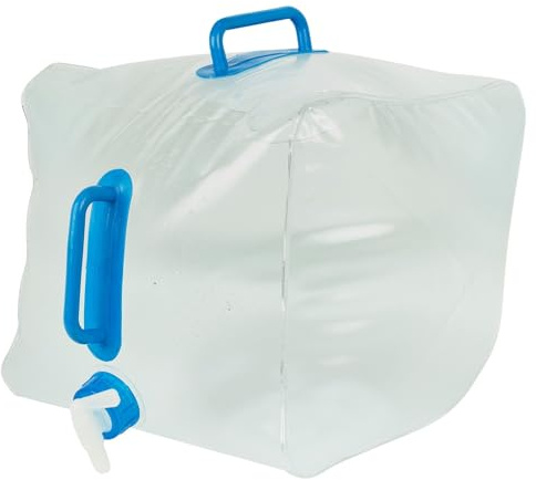 URBNLIVING 10L/20L Collapsible Water Carrier Tank with Spigot Tap - Foldable Camping & Outdoor Container for Hiking, Festivals, Emergency & Travel - Leak Proof Portable Hydration Storage