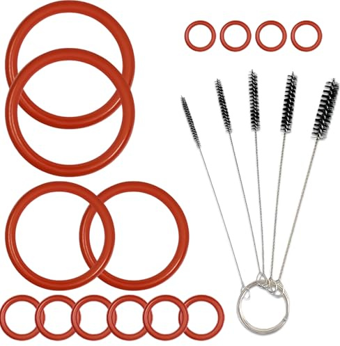 GROVBLE 14× O-Ringe Dichtungssatz für De’Longhi ECAM 22. 110/22. 360/22 | Umfangreiches Komplettpaket】Enthält 14 robuste o ring Dichtungen sowie 5 präzise Reinigungsbürsten – ideal zur regelmäßigen.