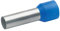 Klauke 100 Stück Aderendhülse 16 mm² teilisoliert blau 47712